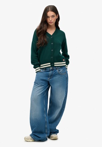 Cardigan Superdry en vert