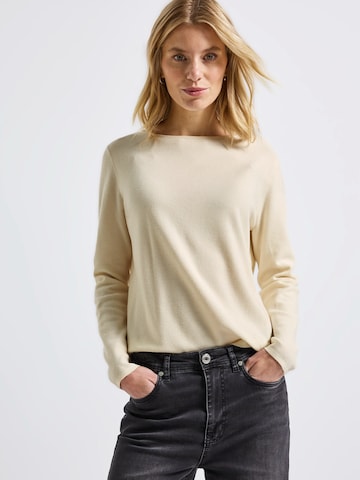 STREET ONE Trui in Beige: voorkant