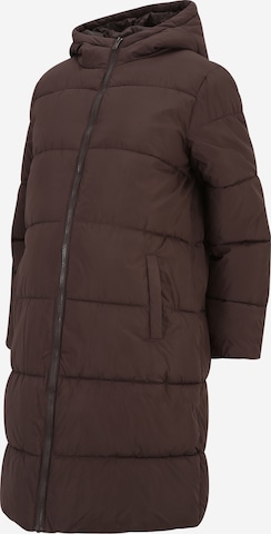 MAMALICIOUS Φθινοπωρινό και ανοιξιάτικο μπουφάν 'MLURSA' σε καφέ: μπροστά