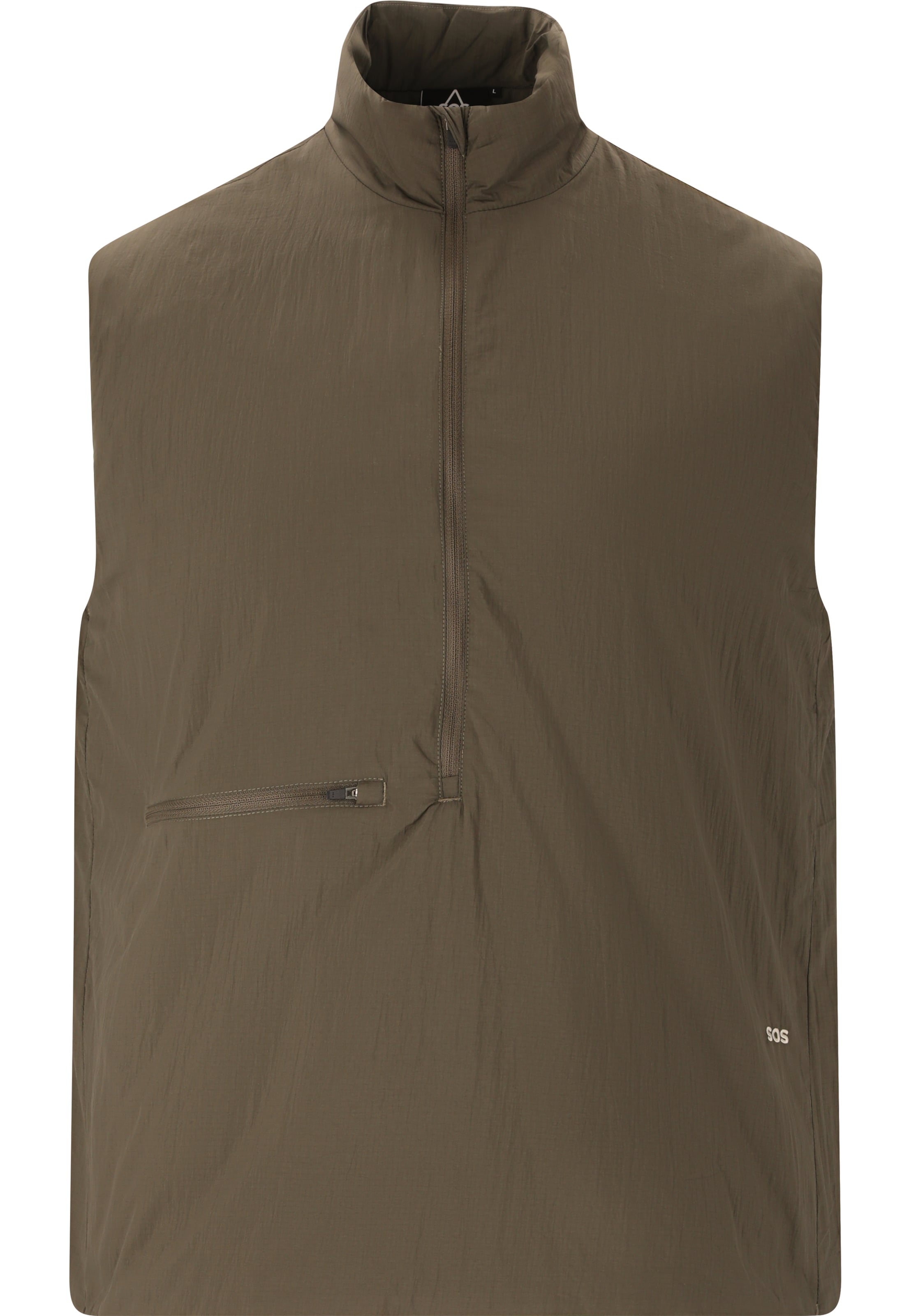SOS Sports vest 'Ortler' in Khaki, Item view