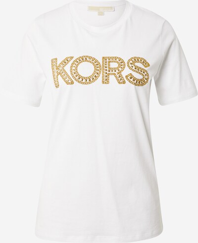 MICHAEL Michael Kors T-shirt en ocre / moutarde / blanc, Vue avec produit