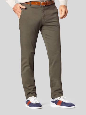 MEYER Regular Chinohose 'Rio' in Braun: Vorderseite