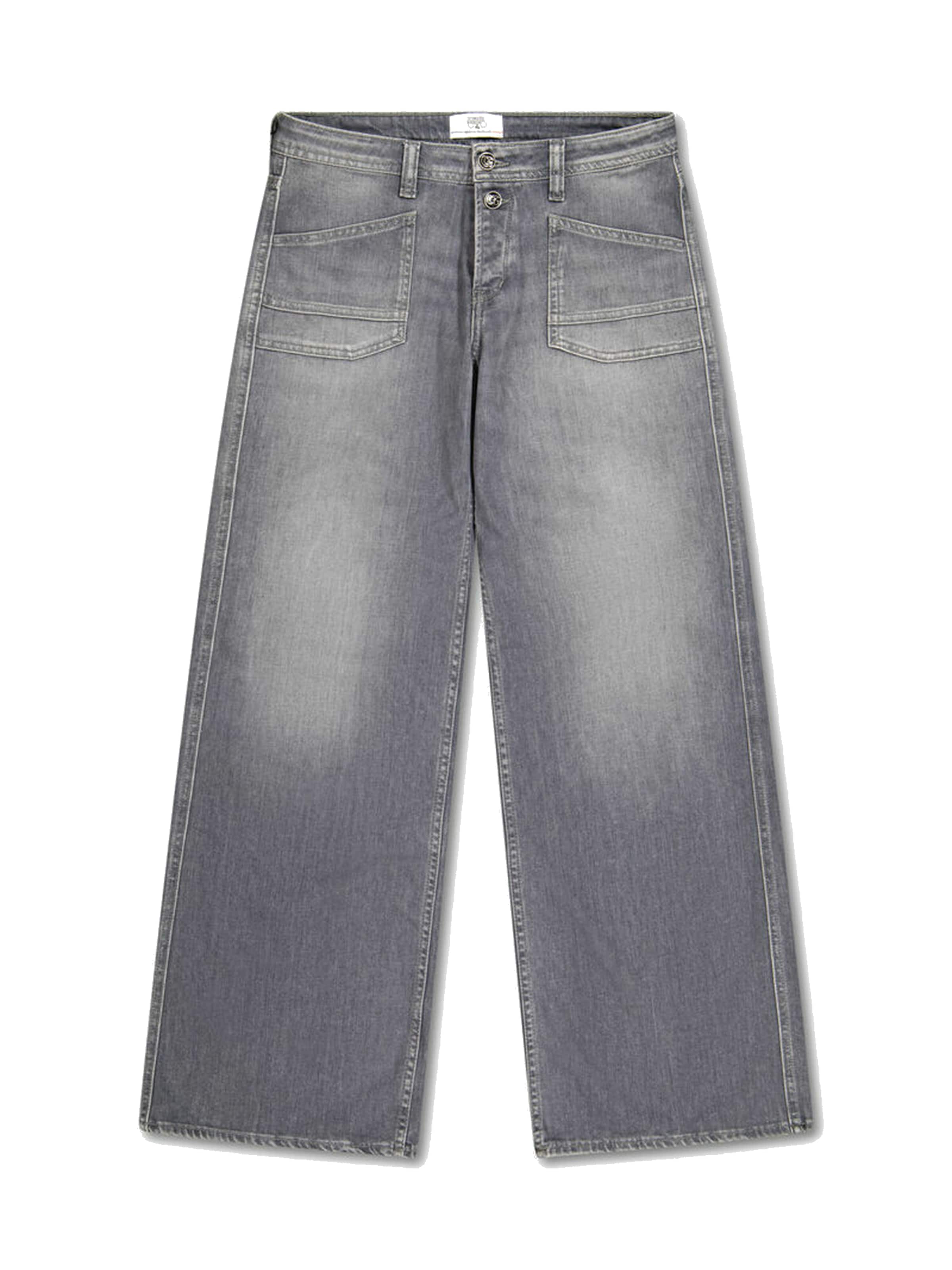 Loosefit Jean Le Temps Des Cerises en gris : devant