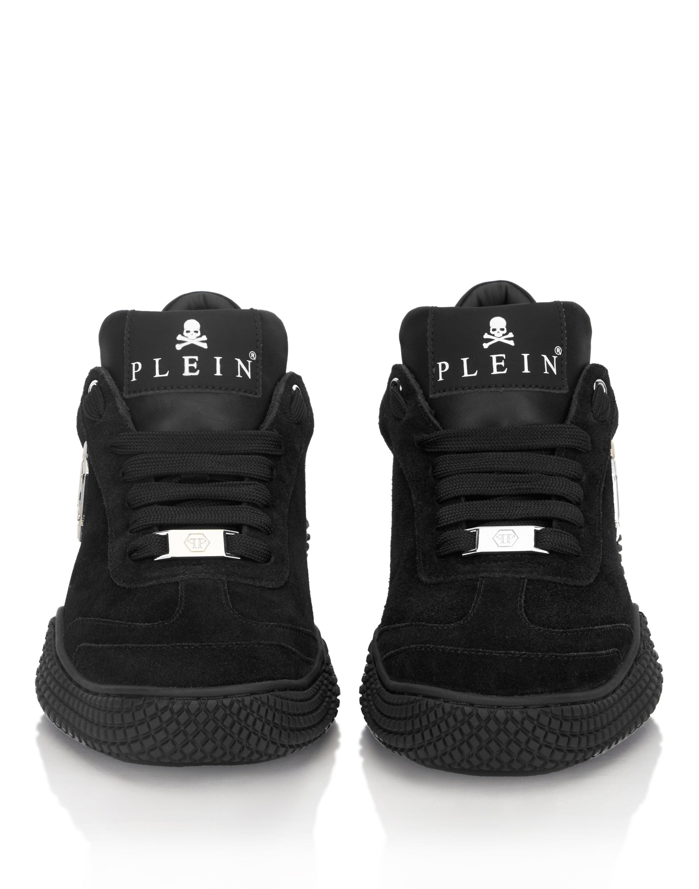 Baskets basses 'Hexagon' Philipp Plein en noir