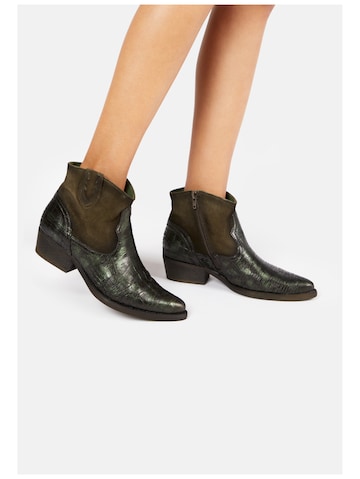 Bottines 'WEST ' FELMINI en vert : devant