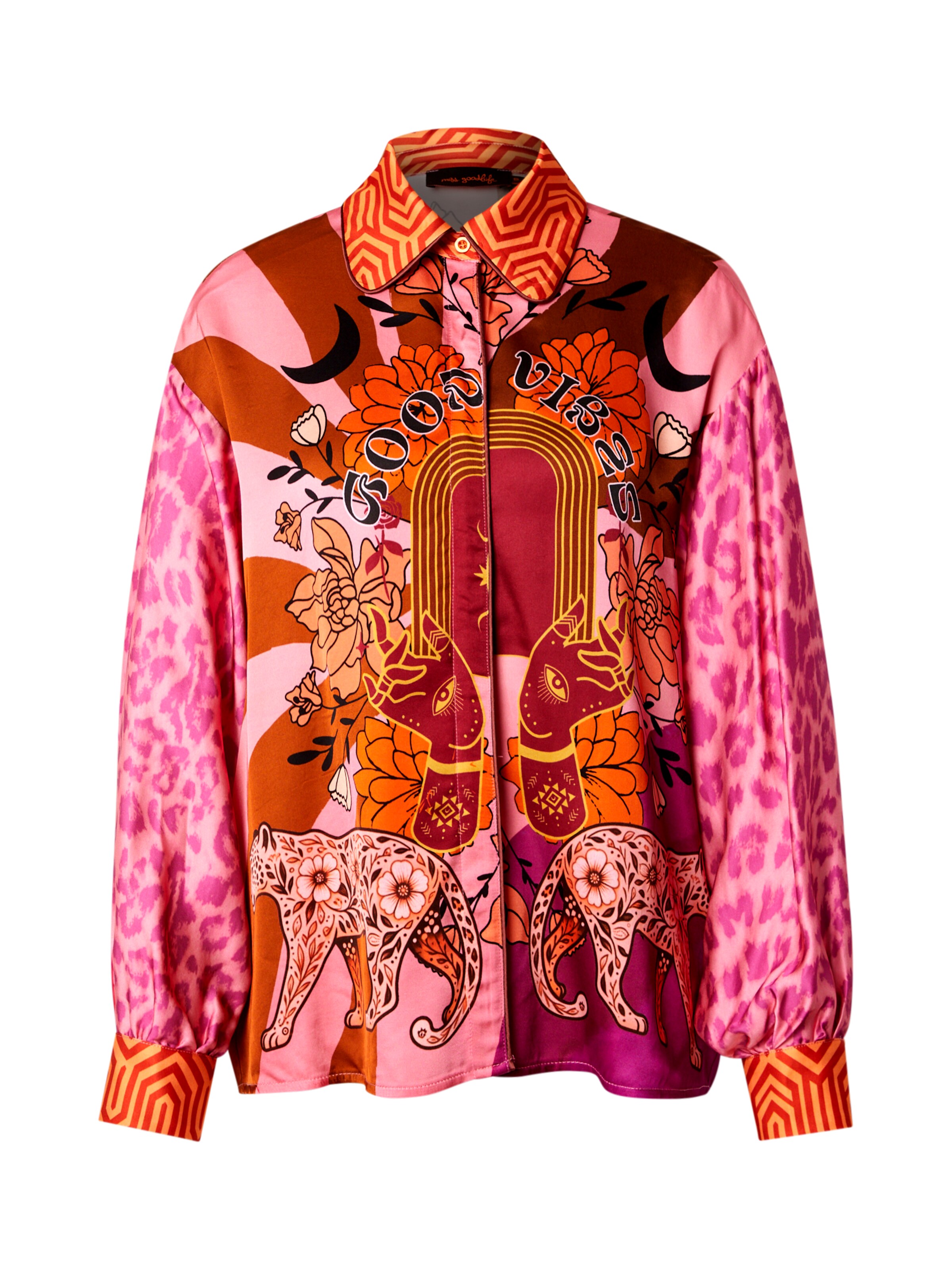 miss goodlife Μπλούζα 'Mystical Portal' σε ανάμεικτα χρώματα: μπροστά