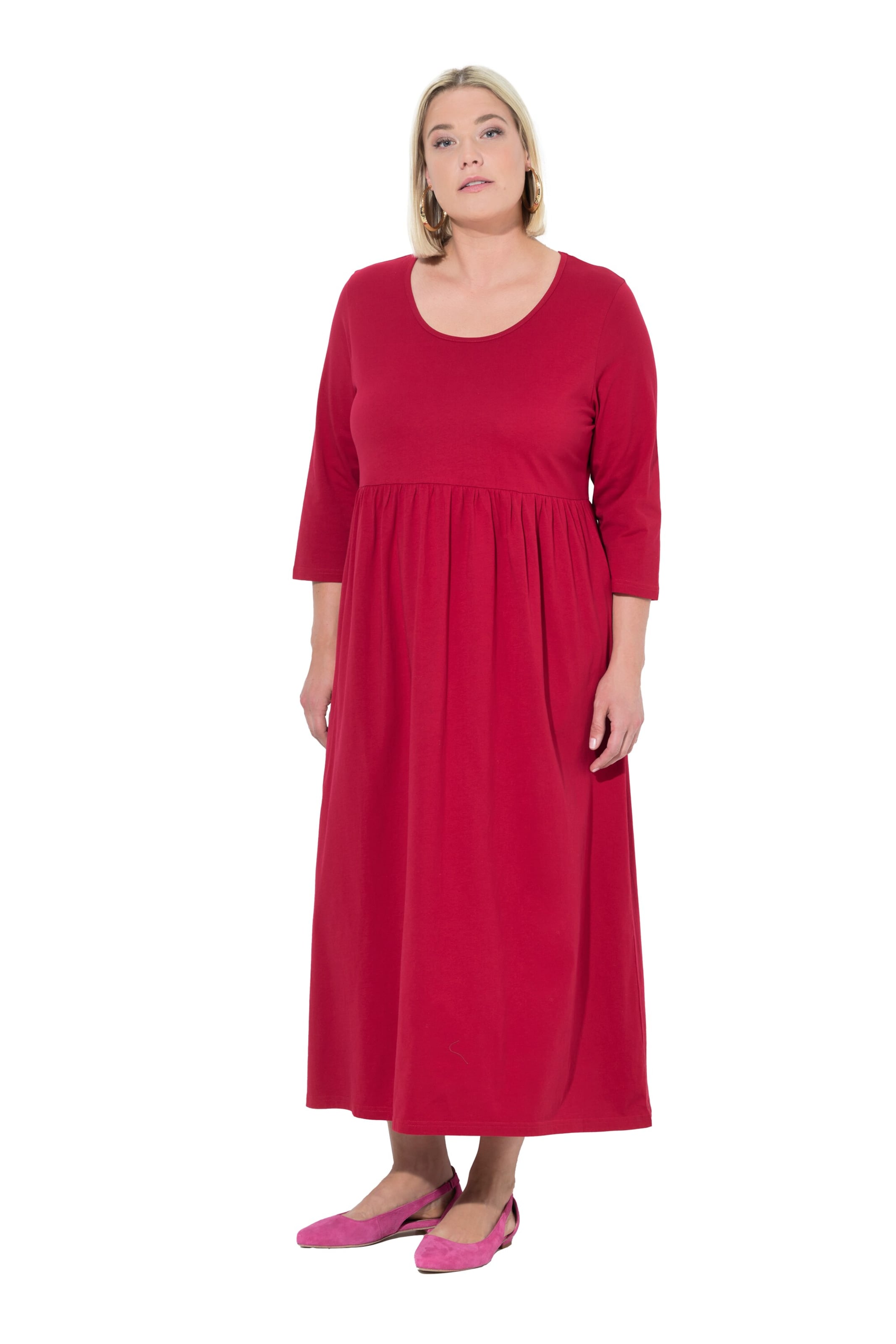 Ulla Popken Kleid in Rot: Vorderseite