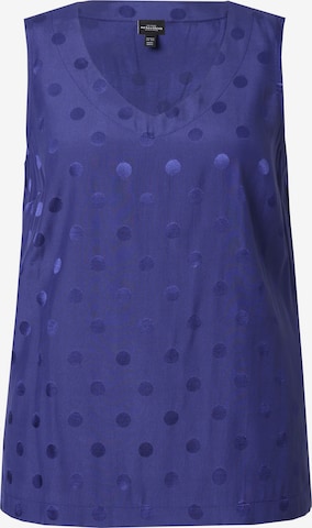 Ulla Popken Blouse in Blue: front