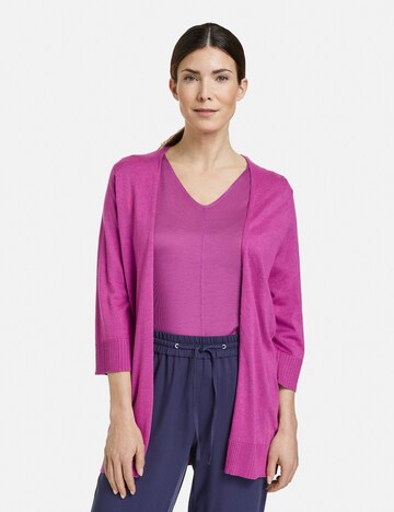 GERRY WEBER Knit Cardigan in Pink: front
