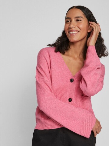 VILA Knit cardigan 'Ril' in Pink
