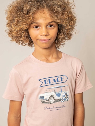 T-Shirt 'Beachway' Deeluxe en rose