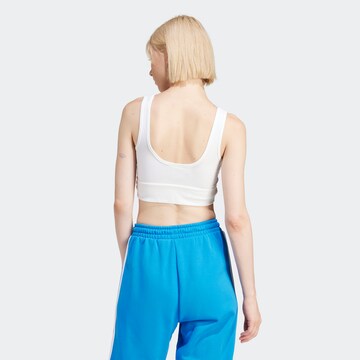 ADIDAS ORIGINALS Bustier Sport-BH in Weiß