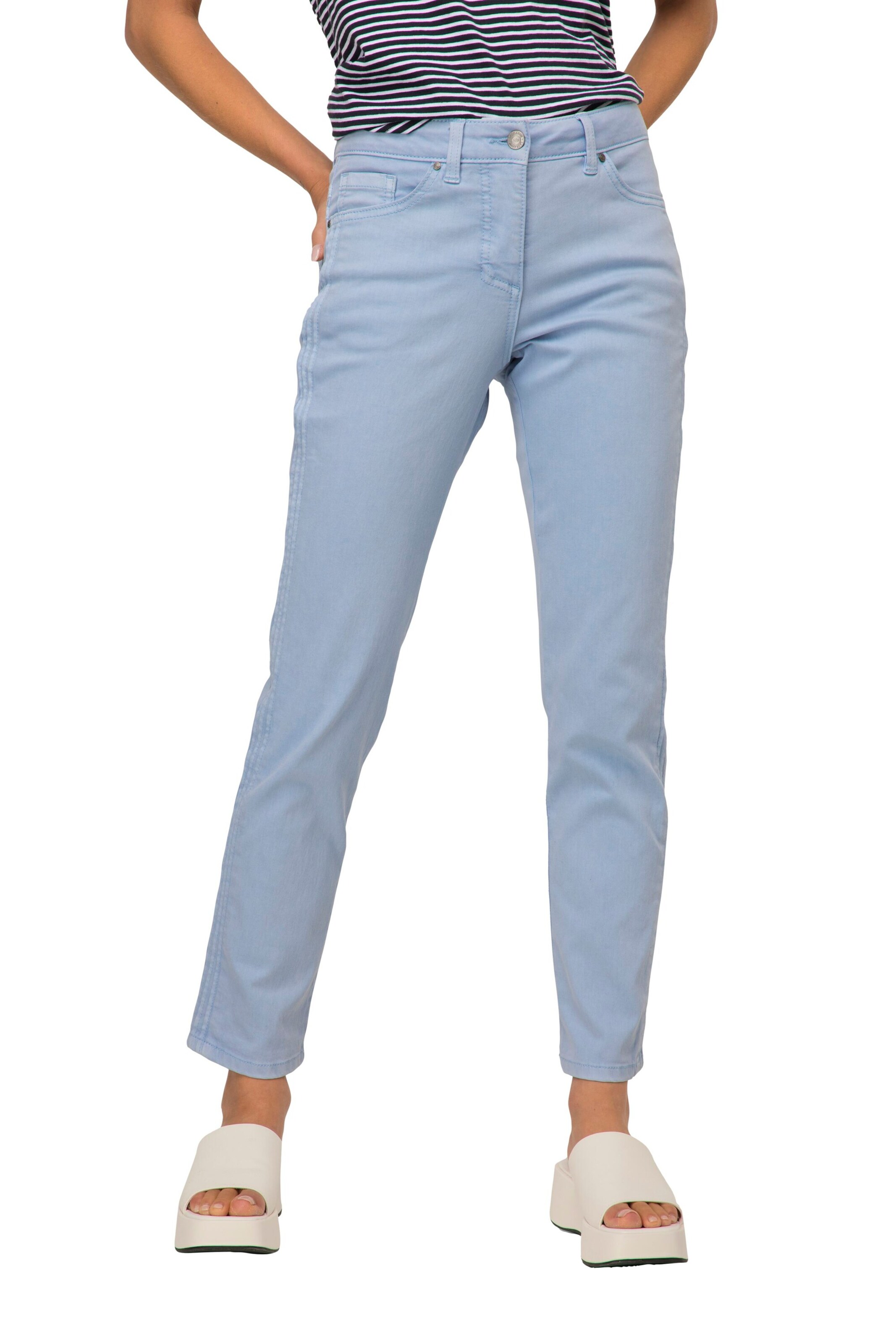 LAURASØN Regular Jeans in Blauw: voorkant