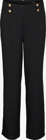 Regular Pantalon à pince 'CELINA' VERO MODA en noir : devant