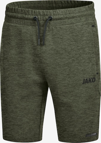 JAKO Regular Workout Pants in Green: front