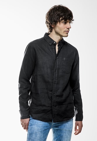 Street One MEN Regular fit Button Up Shirt in Black