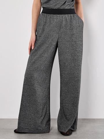 Wide Leg Pantalon ' ' Apricot en gris