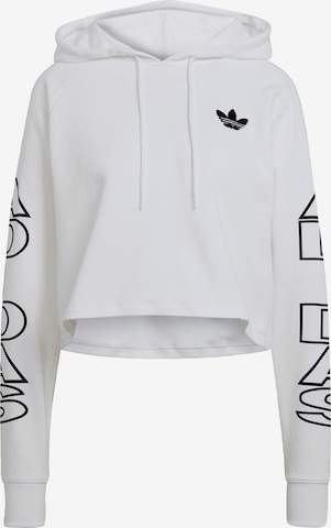 ADIDAS ORIGINALS Sweatshirt in White: front