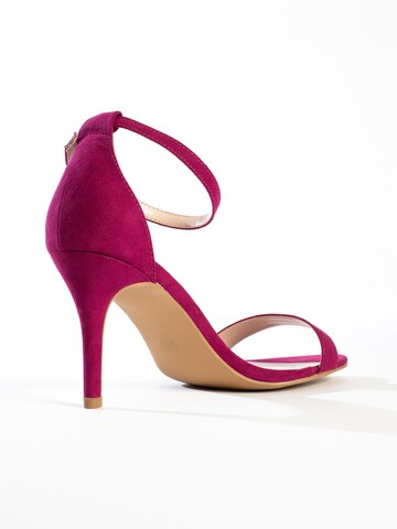 Celena Sandalen met riem 'Celia' in Roze