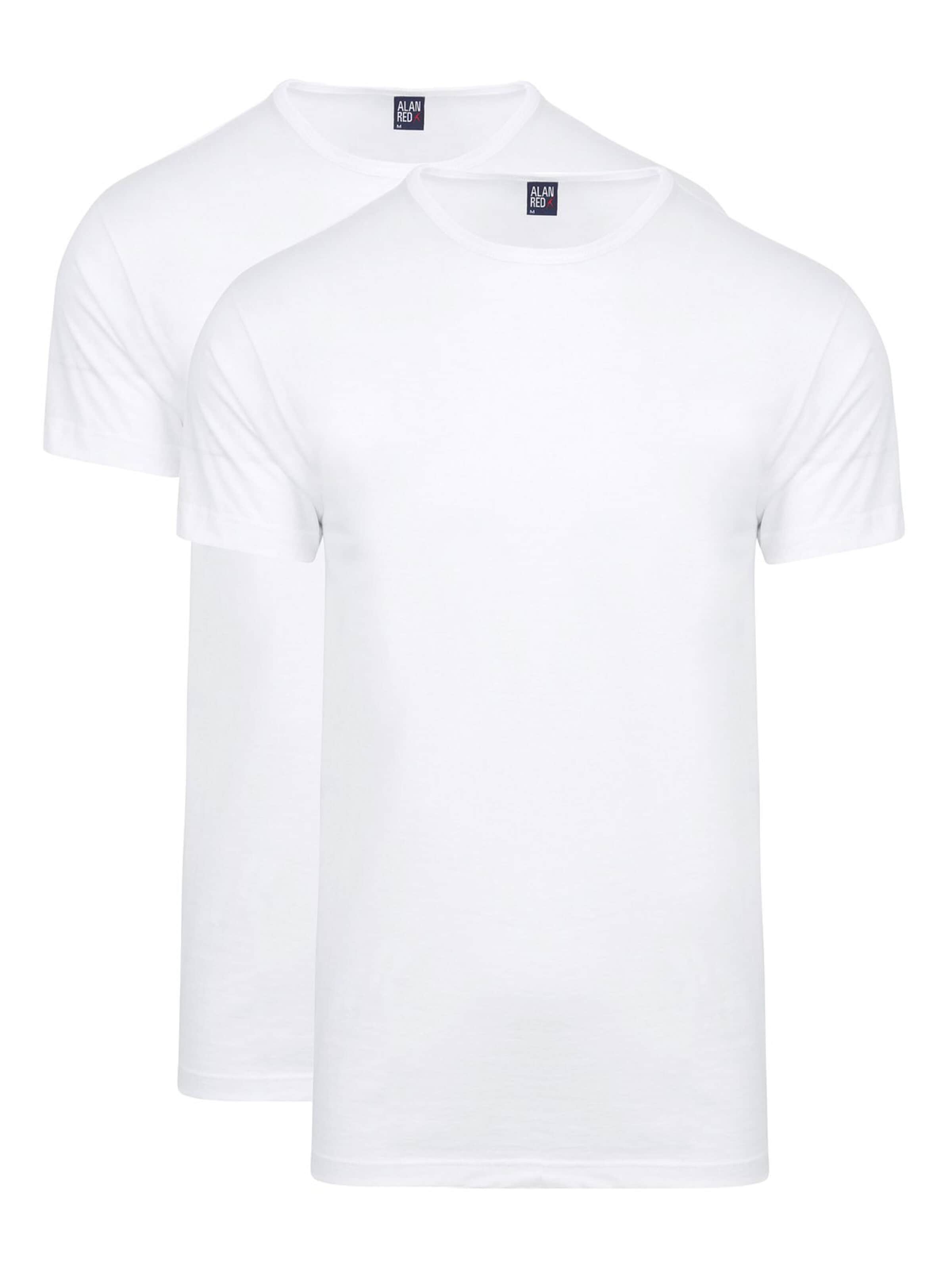 alan red Shirt 'Derby' in White: front