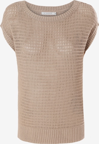 smėlio TATUUM Megztinis: priekis