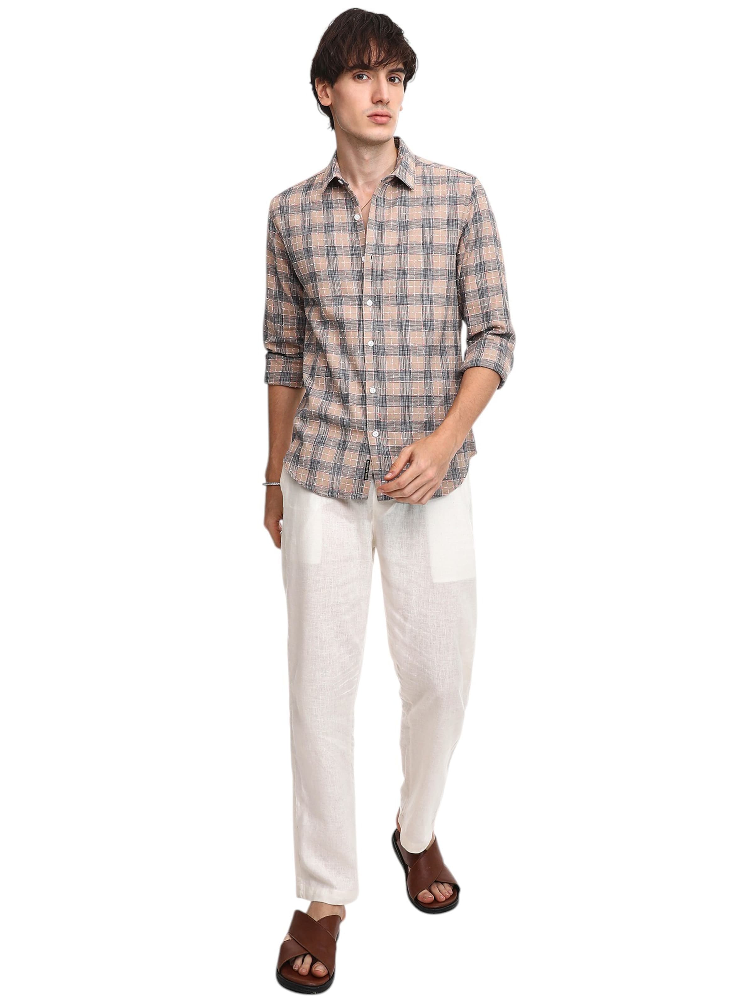 Regular fit Cămașă 'Terrie' de la Campus Sutra pe roz