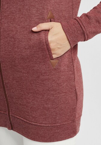 Oxmo Sweatjacke 'Vicky' in Rot