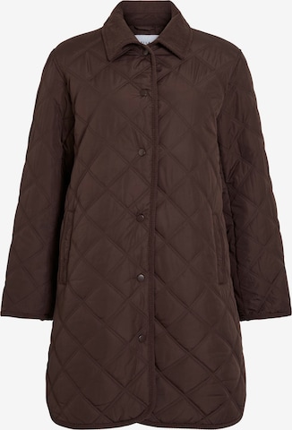 VILA - Abrigo de entretiempo en marrón: frente