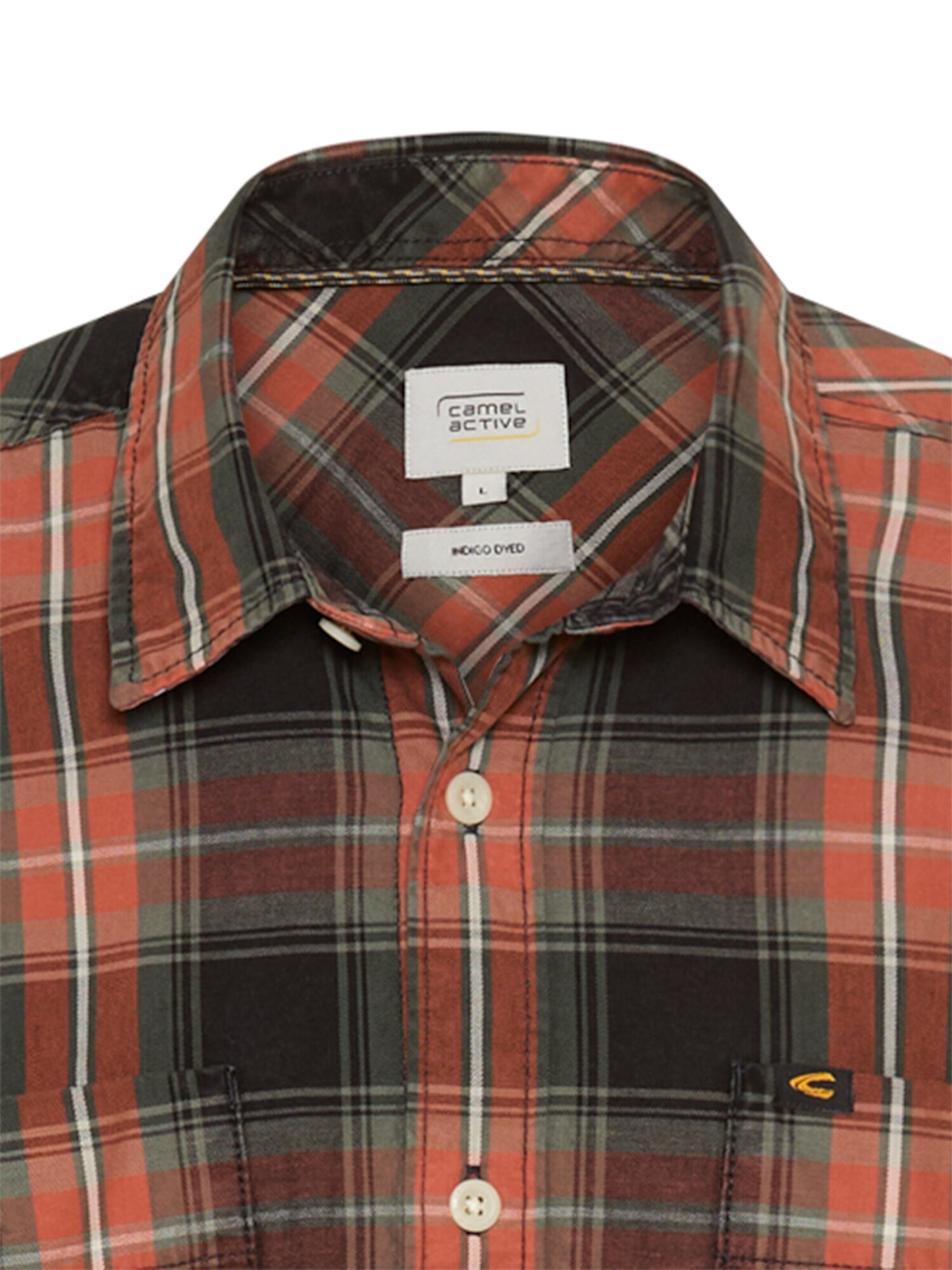 CAMEL ACTIVE Regular fit Button Up Shirt in Red