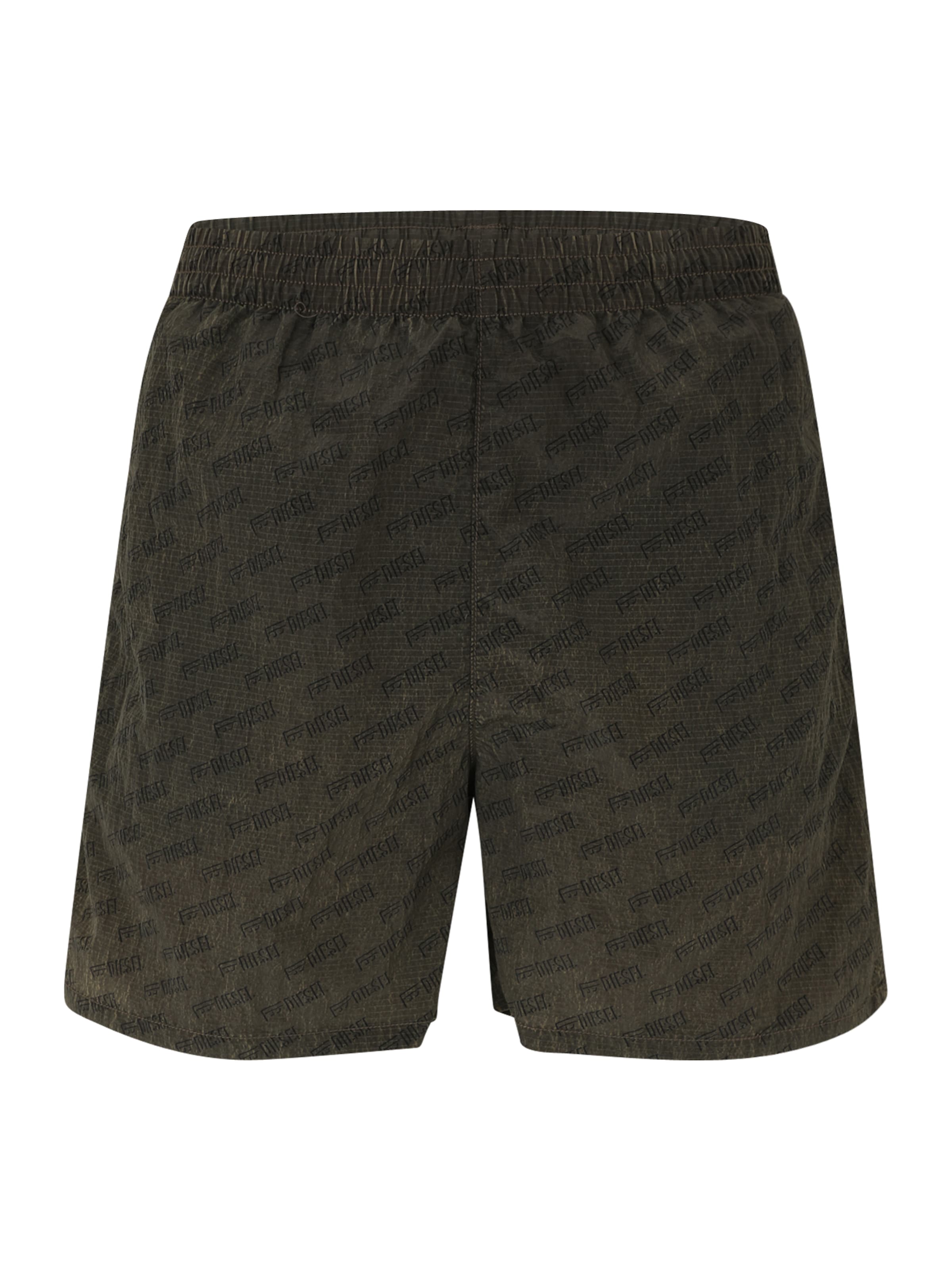 DIESEL Badeshorts 'DANIEL-41' in dunkelgrün / schwarz, Produktansicht