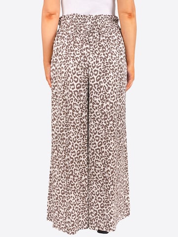 Wide Leg Pantalon 'Penelope' Seasons of April en marron