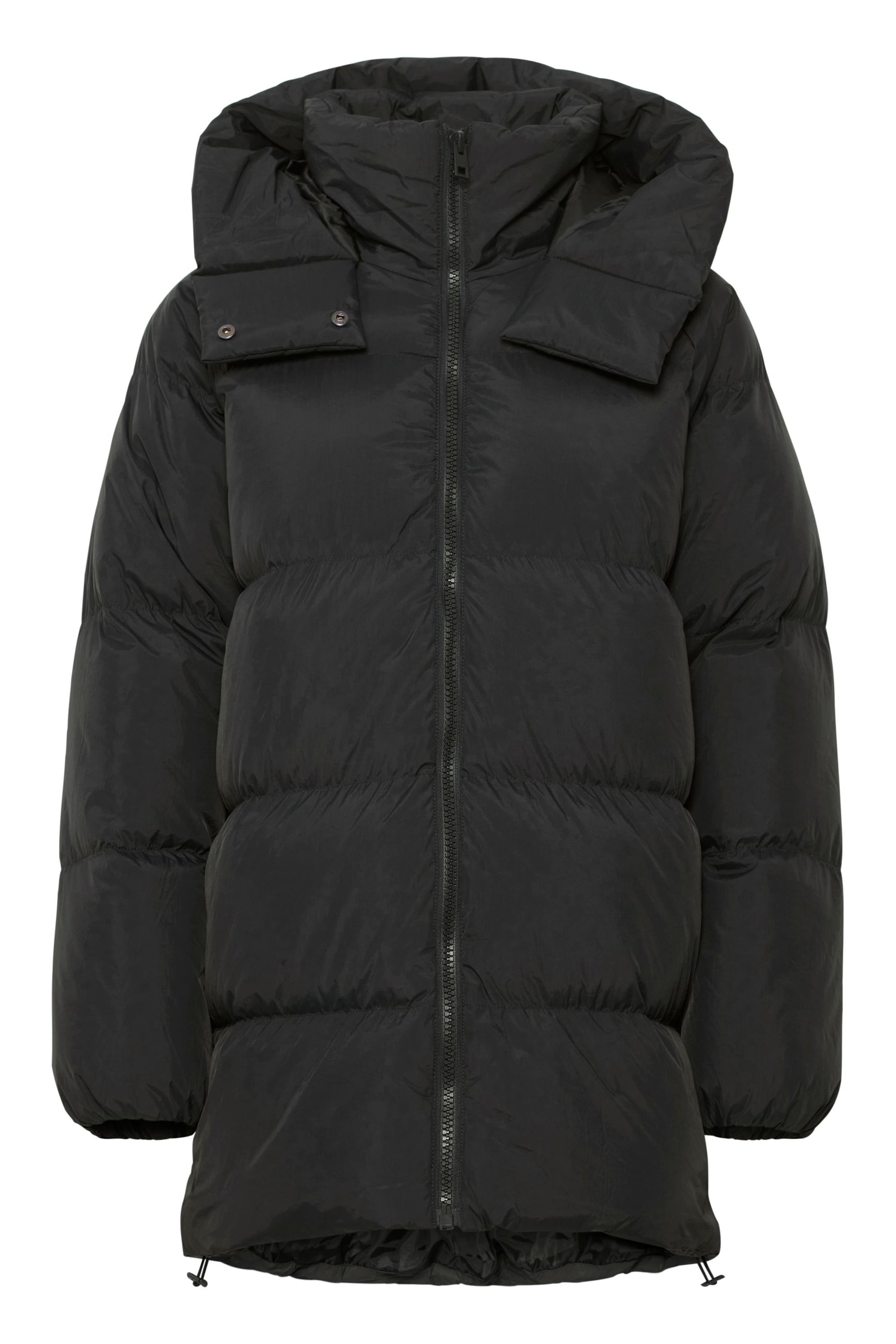 Manteau d’hiver 'Ellie' Oxmo en noir : devant