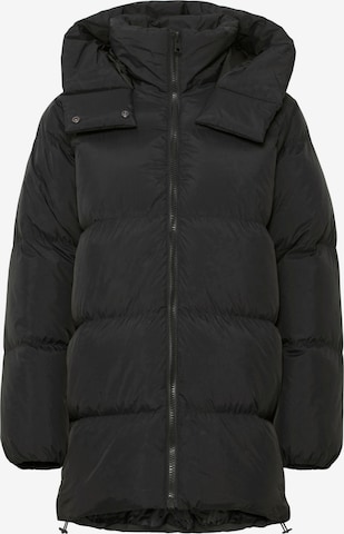 Oxmo Winter Coat in Black: front