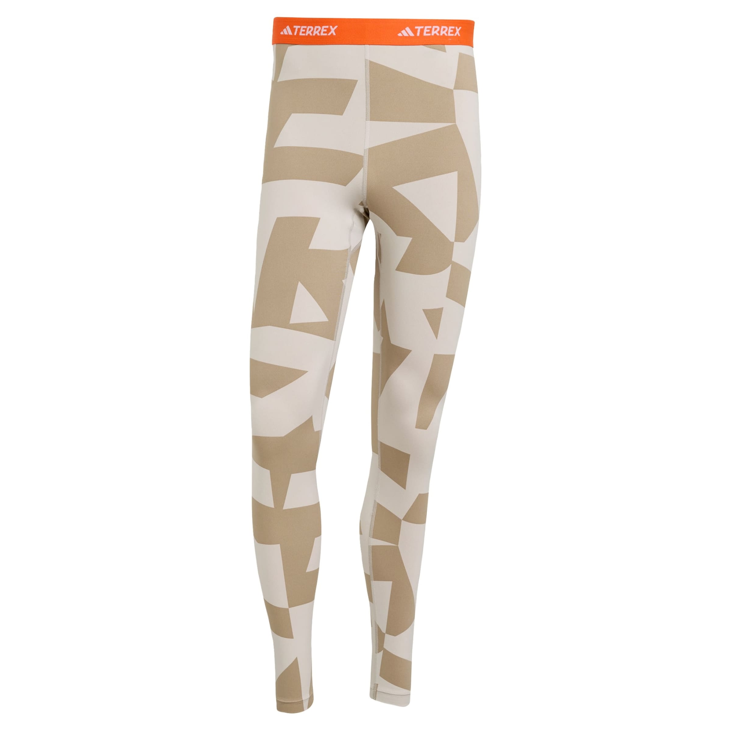 ADIDAS TERREX - Skinny Pantalón deportivo 'Multi Synthetic Base Layer' en beige: frente