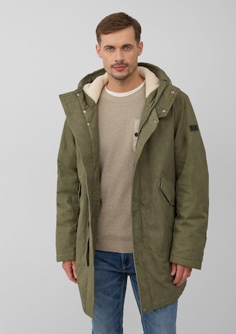 Parka mi-saison s.Oliver en vert : devant