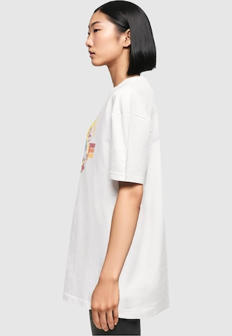 Merchcode T-Shirt 'Motley Crue - Bomber Girl' in Weiß