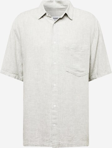 WEEKDAY Классический крой Рубашка в Серый: спереди