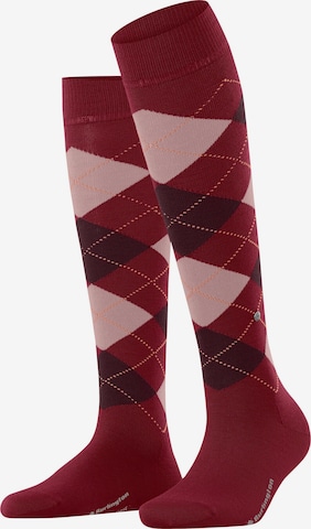 BURLINGTON Over the Knee Socks 'Marylebone' in Red: front