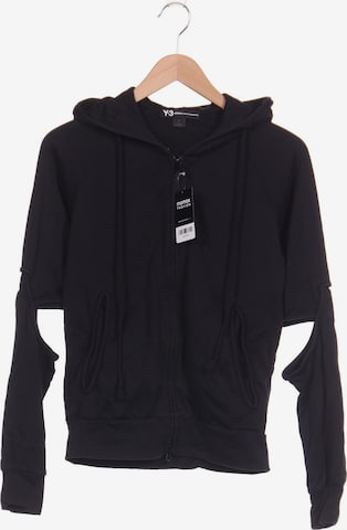Y-3 Sweatshirt & Zip-Up Hoodie in S in Black: front