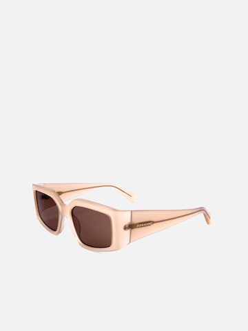 FERRAGAMO Zonnebril 'SF1101S Opaline' in Geel