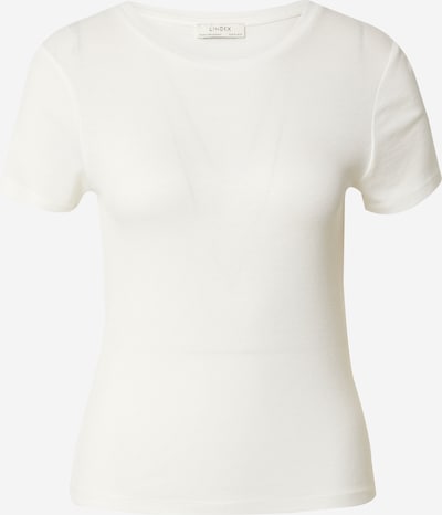 Marškinėliai 'Helga' iš Lindex, spalva – natūrali balta, Prekių apžvalga