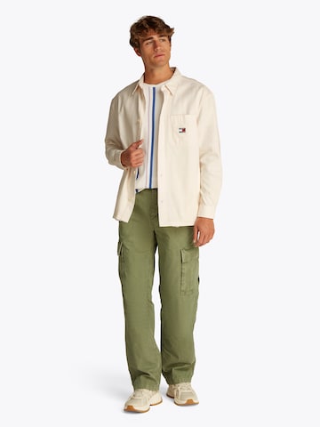 Tommy Jeans Comfort Fit Hemd in Weiß