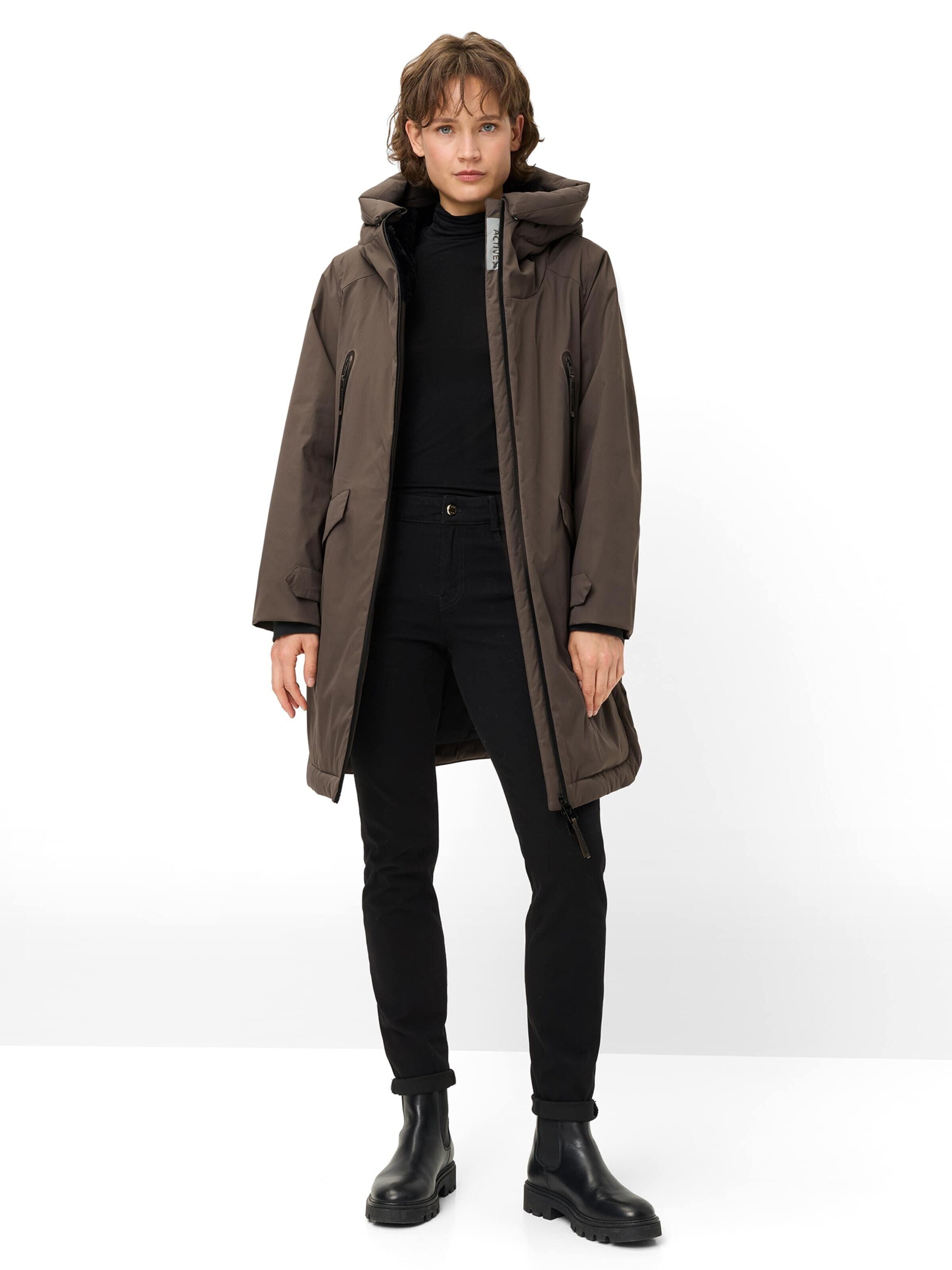 Fuchs Schmitt Wintermantel 'Kurzmantel Eastbourne'‌‌‌‌‌‌ in Braun