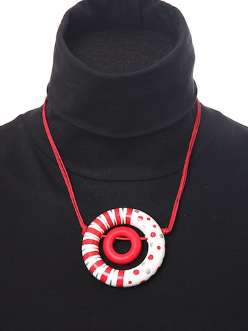COLLEZIONE ALESSANDRO Necklace 'Bridget' in Red: front