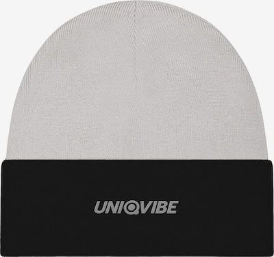 UNIQVIBE Muts in de kleur Zwart / Wit, Productweergave