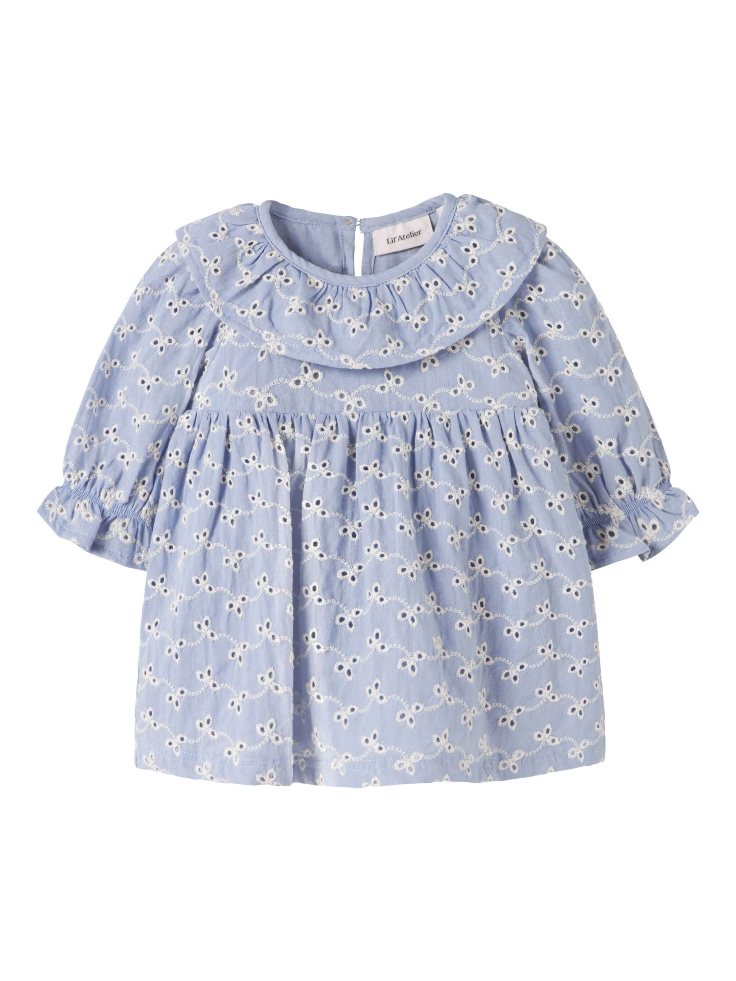 Lil'Atelier - Vestido en azul: frente