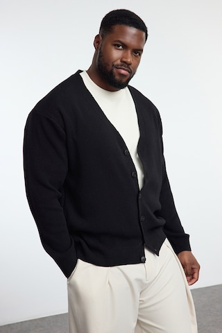 Vestes en maille Trendyol Curve en noir : devant
