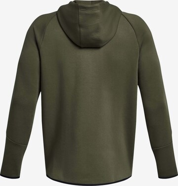 Veste en polaire fonctionnelle 'Ua Unstoppable Flc Fz' UNDER ARMOUR en vert