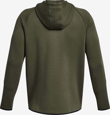UNDER ARMOUR Athletic Fleece Jacket 'Ua Unstoppable Flc Fz' in Green