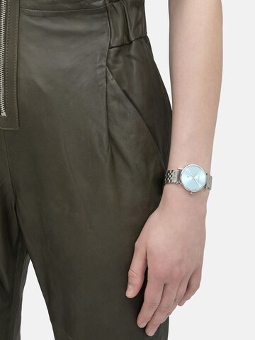 Montre à affichage analogique Liebeskind Berlin en argent : devant